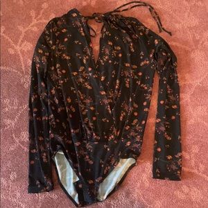 Floral bodysuit